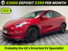 USED 2022 22 TESLA MODEL Y (Dual Motor) Long Range SUV 5dr Electric Auto 4WDE (384 bhp) White Interior | Aero Kit