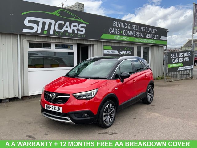 View our Vauxhall Crossland X 1.2 Turbo Ultimate SUV 5dr Petrol Auto Euro 6 (s/s) (110 ps)