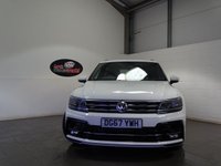 USED 2017 67 VOLKSWAGEN TIGUAN 2.0 TDI R-Line SUV 5dr Diesel DSG 4Motion Euro 6 (s/s) (150 ps) FSH SAT NAV HALF LEATHER CRUISE PAN ROOF PARK SENSORS APPLE CARPLAY