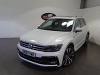 USED 2017 67 VOLKSWAGEN TIGUAN 2.0 TDI R-Line SUV 5dr Diesel DSG 4Motion Euro 6 (s/s) (150 ps) FSH SAT NAV HALF LEATHER CRUISE PAN ROOF PARK SENSORS APPLE CARPLAY