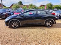 USED 2013 13 HONDA CIVIC 1.6 i-DTEC EX Euro 5 (s/s) 5dr Â£20 TAX+SATNAV+CRU+P-CAMERA