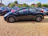 USED 2013 13 HONDA CIVIC 1.6 i-DTEC EX Euro 5 (s/s) 5dr Â£20 TAX+SATNAV+CRU+P-CAMERA