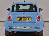 USED 2015 15 FIAT 500 1.2 Pop Star Hatchback Azzuro Camera Blue 3dr Petrol Manual Euro 6 (s/s) (69 bhp) 