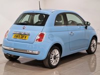 USED 2015 15 FIAT 500 1.2 Pop Star Hatchback Azzuro Camera Blue 3dr Petrol Manual Euro 6 (s/s) (69 bhp) 