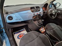 USED 2015 15 FIAT 500 1.2 Pop Star Hatchback Azzuro Camera Blue 3dr Petrol Manual Euro 6 (s/s) (69 bhp) 