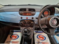 USED 2015 15 FIAT 500 1.2 Pop Star Hatchback Azzuro Camera Blue 3dr Petrol Manual Euro 6 (s/s) (69 bhp) 