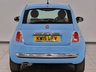 USED 2015 15 FIAT 500 1.2 Pop Star Hatchback Azzuro Camera Blue 3dr Petrol Manual Euro 6 (s/s) (69 bhp) 