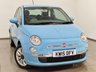 USED 2015 15 FIAT 500 1.2 Pop Star Hatchback Azzuro Camera Blue 3dr Petrol Manual Euro 6 (s/s) (69 bhp) 