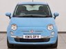 USED 2015 15 FIAT 500 1.2 Pop Star Hatchback Azzuro Camera Blue 3dr Petrol Manual Euro 6 (s/s) (69 bhp) 