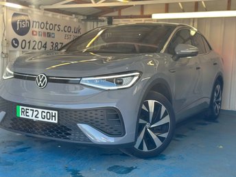 2022 VOLKSWAGEN ID.5 Pro Performance 77kWh Style SUV 5dr Electric Auto (204 ps)+2 KEYS+1 FORMER KEEPER+CRUISE+PANORAMIC SUNROOF+CLIMATE+BLUETOOTH+NAV+MEDIA+USB+AUX+DAB+ALLOYS+PARK CONTROL &pound;17690.00