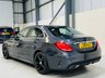 USED 2016 16 MERCEDES-BENZ C-CLASS 1.6 C200d AMG Line Saloon 4dr Diesel G-Tronic+ Euro 6 (s/s) (136 ps) Tenorite Grey | Black Leather | Reverse Camera | Heated Seats | Bluetooth Media | ULEZ OK