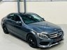 USED 2016 16 MERCEDES-BENZ C-CLASS 1.6 C200d AMG Line Saloon 4dr Diesel G-Tronic+ Euro 6 (s/s) (136 ps) Tenorite Grey | Black Leather | Reverse Camera | Heated Seats | Bluetooth Media | ULEZ OK