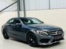 USED 2016 16 MERCEDES-BENZ C-CLASS 1.6 C200d AMG Line Saloon 4dr Diesel G-Tronic+ Euro 6 (s/s) (136 ps) Tenorite Grey | Black Leather | Reverse Camera | Heated Seats | Bluetooth Media | ULEZ OK