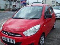 USED 2013 63 HYUNDAI I10 1.2 Classic Hatchback 5dr Petrol Manual Euro 5 (85 bhp) 