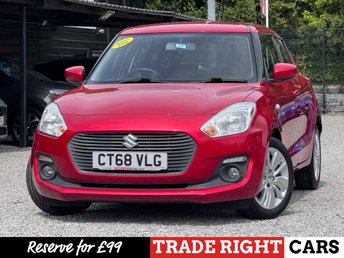 2019 SUZUKI SWIFT 1.0 Boosterjet SZ-T 5dr - LOW MILEAGE £8690.00