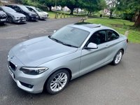 USED 2015 15 BMW 2 SERIES 1.5 218i SE Coupe 2dr Petrol Auto Euro 6 (s/s) (136 ps) Massive Specification BMW Coupe With Big Media Screen, Car Play, Sunroof And Lots More !!