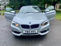 USED 2015 15 BMW 2 SERIES 1.5 218i SE Coupe 2dr Petrol Auto Euro 6 (s/s) (136 ps) Massive Specification BMW Coupe With Big Media Screen, Car Play, Sunroof And Lots More !!