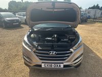 USED 2018 18 HYUNDAI TUCSON 1.6 T-GDi Sport Edition SUV 5dr Petrol Manual Euro 6 (177 ps) Mot 17th June 2027, No Advisories, + Full Service History, 8 Services, + 1 Previous Owner, last keeper 2021, + 3 Months Warranty, + ULEZ compliant, + Front/rear sensors, + Rear camera, + Bluetooth, + DAB radio, + Lane assist, + USB/aux, + Cruise with limiter, + Heated front/rear seats, + Climate control, + Sat nav, + Auto lights/wipers, + Isofix, + Alloys