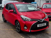 USED 2016 66 TOYOTA YARIS 1.33 Dual VVT-i Design Hatchback 5dr Petrol Manual Euro 6 (99 ps) Bluetooth,rev cam,isofix