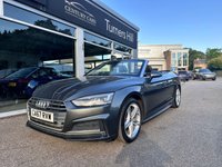USED 2018 67 AUDI A5 CABRIOLET 2.0 TFSI S line Convertible 2dr Petrol S Tronic Euro 6 (s/s) (190 ps) A FINE EXAMPLE THROUGHOUT