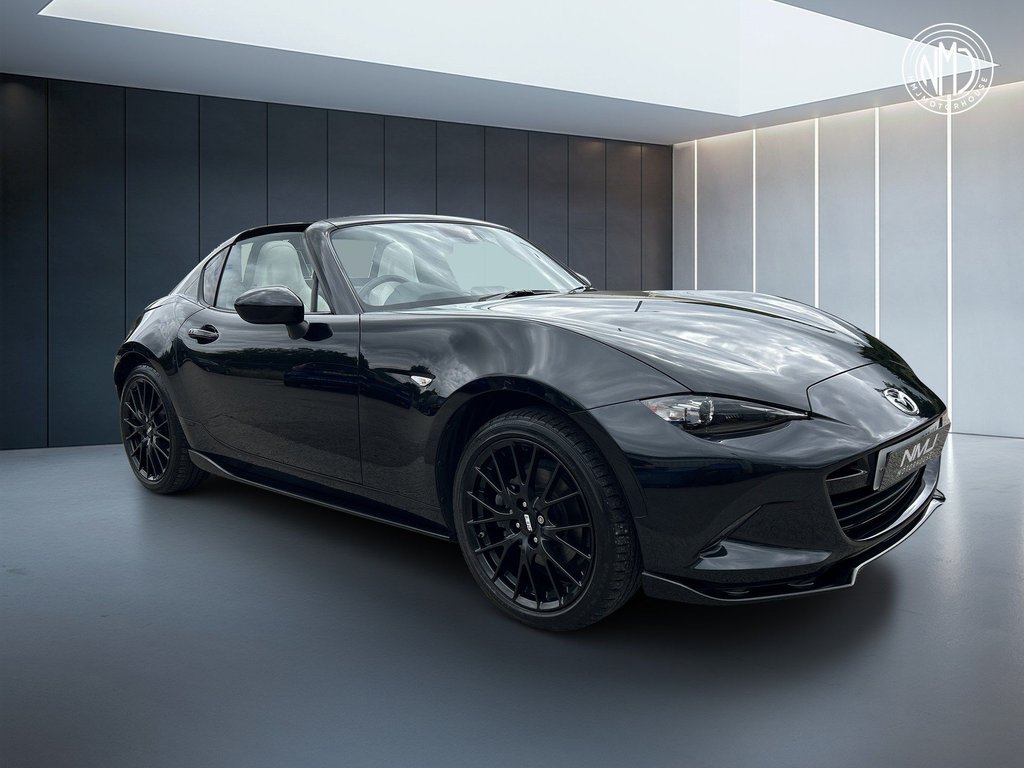 USED 2022 72 MAZDA MX-5 RF 2.0 SKYACTIV-G GT Sport Tech Auto Euro 6 (s/s) 2dr 9.9%APR STONE NAPPA LEATHER