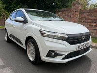 USED 2022 22 DACIA SANDERO 1.0 TCe Comfort Hatchback 5dr Petrol Manual Euro 6 (s/s) (90 ps) 1 OWNER, EXCELLENT SERVICE HISTORY, 3 SERVICES, 1YR MOT, NAV, ALLOYS, AIR CON, BLUETOOTH, CRUISE, PARKING SENSORS, RADIO CD, E/WINDOWS, R/LOCKING, FREE WARRANTY, FINANCE AVAILABLE, HPI CLEAR, PART EXCHANGE WELCOME,