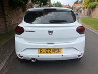 USED 2022 22 DACIA SANDERO 1.0 TCe Comfort Hatchback 5dr Petrol Manual Euro 6 (s/s) (90 ps) 1 OWNER, EXCELLENT SERVICE HISTORY, 3 SERVICES, 1YR MOT, NAV, ALLOYS, AIR CON, BLUETOOTH, CRUISE, PARKING SENSORS, RADIO CD, E/WINDOWS, R/LOCKING, FREE WARRANTY, FINANCE AVAILABLE, HPI CLEAR, PART EXCHANGE WELCOME,