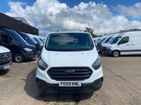 USED 2019 69 FORD TRANSIT CUSTOM 2.0 TDCI T300 LEADER ECOBLUE L1 H1 SWB LOW ROOF. 105BHP. 67K MILES. FINANCE. PX 1 OWNER EURO 6 ULEZ. LOW 67K MILES. FINANCE. PX.