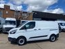USED 2019 69 FORD TRANSIT CUSTOM 2.0 TDCI T300 LEADER ECOBLUE L1 H1 SWB LOW ROOF. 105BHP. 67K MILES. FINANCE. PX 1 OWNER EURO 6 ULEZ. LOW 67K MILES. FINANCE. PX.