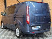 USED 2022 71 FORD TRANSIT CUSTOM 2.0 300 EcoBlue Limited Crew Van Double Cab 5dr Diesel Manual L1 H1 Euro 6 (s/s) (6 Seat) (130 ps) 6 SEATER | TWIN SLIDING DOORS | REVERSE CAM | CAR PLAY | ADAPTIVE CRUISE | LANE KEEPING |