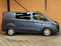 USED 2022 71 FORD TRANSIT CUSTOM 2.0 300 EcoBlue Limited Crew Van Double Cab 5dr Diesel Manual L1 H1 Euro 6 (s/s) (6 Seat) (130 ps) 6 SEATER | TWIN SLIDING DOORS | REVERSE CAM | CAR PLAY | ADAPTIVE CRUISE | LANE KEEPING |