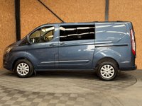 USED 2022 71 FORD TRANSIT CUSTOM 2.0 300 EcoBlue Limited Crew Van Double Cab 5dr Diesel Manual L1 H1 Euro 6 (s/s) (6 Seat) (130 ps) 6 SEATER | TWIN SLIDING DOORS | REVERSE CAM | CAR PLAY | ADAPTIVE CRUISE | LANE KEEPING |