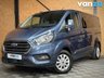 USED 2022 71 FORD TRANSIT CUSTOM 2.0 300 EcoBlue Limited Crew Van Double Cab 5dr Diesel Manual L1 H1 Euro 6 (s/s) (6 Seat) (130 ps) 6 SEATER | TWIN SLIDING DOORS | REVERSE CAM | CAR PLAY | ADAPTIVE CRUISE | LANE KEEPING |