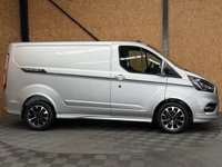 USED 2021 21 FORD TRANSIT CUSTOM 2.0 310 EcoBlue Sport Panel Van 5dr Diesel Auto L1 H1 Euro 6 (s/s) (185 ps) 1 OWNER - 2 KEYS - TAILGATE - SPORT MODEL - CAM -