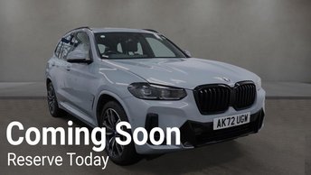 2022 BMW X3 2.0 30e 12kWh M Sport SUV 5dr Petrol Plug-in Hybrid Auto xDrive Euro 6 (s/s) (292 ps) &pound;33990.00