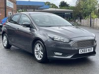 USED 2015 65 FORD FOCUS 1.0T EcoBoost Zetec Hatchback 5dr Petrol Auto Euro 6 (s/s) (125 ps) AUTO + SENSORS