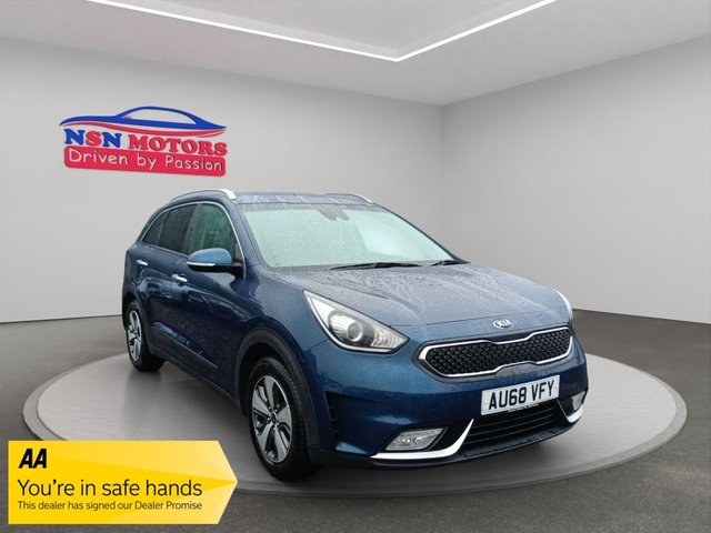 2018 68 KIA NIRO 1.6h GDi GPF 2 SUV 5dr Petrol Hybrid DCT Euro 6 (s/s) (139 bhp) 12 Months AA Breakdown - Free