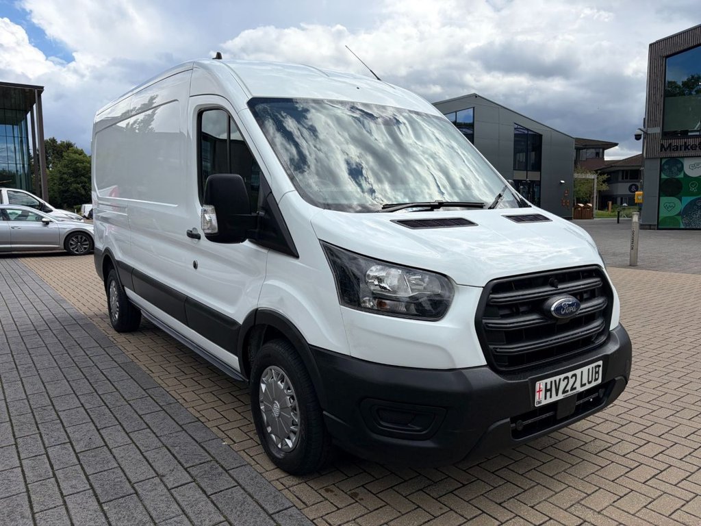 USED 2022 22 FORD TRANSIT 350 LEADER 2.0EcoBlue EU6 S/S FWD L3 H2 130ps *AIRCON*E/W*TOW BAR*BLUETOOTH* L3H2-AIRCON-E/W-EU6-BLUETOOTH