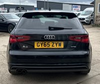 USED 2016 65 AUDI A3 1.4 TFSI CoD S line Hatchback 3dr Petrol S Tronic Euro 6 (s/s) (Nav) (150 ps) - SAT NAV - PART LEATHER - BLUETOOTH - P/SENSORS - CRUISE - &pound;35 ROAD TAX