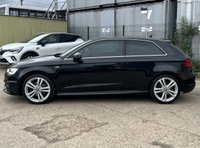 USED 2016 65 AUDI A3 1.4 TFSI CoD S line Hatchback 3dr Petrol S Tronic Euro 6 (s/s) (Nav) (150 ps) - SAT NAV - PART LEATHER - BLUETOOTH - P/SENSORS - CRUISE - &pound;35 ROAD TAX