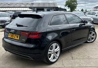 USED 2016 65 AUDI A3 1.4 TFSI CoD S line Hatchback 3dr Petrol S Tronic Euro 6 (s/s) (Nav) (150 ps) - SAT NAV - PART LEATHER - BLUETOOTH - P/SENSORS - CRUISE - &pound;35 ROAD TAX