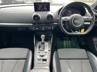 USED 2016 65 AUDI A3 1.4 TFSI CoD S line Hatchback 3dr Petrol S Tronic Euro 6 (s/s) (Nav) (150 ps) - SAT NAV - PART LEATHER - BLUETOOTH - P/SENSORS - CRUISE - &pound;35 ROAD TAX