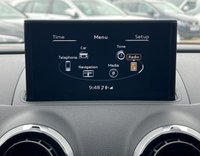 USED 2016 65 AUDI A3 1.4 TFSI CoD S line Hatchback 3dr Petrol S Tronic Euro 6 (s/s) (Nav) (150 ps) - SAT NAV - PART LEATHER - BLUETOOTH - P/SENSORS - CRUISE - &pound;35 ROAD TAX
