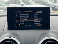 USED 2016 65 AUDI A3 1.4 TFSI CoD S line Hatchback 3dr Petrol S Tronic Euro 6 (s/s) (Nav) (150 ps) - SAT NAV - PART LEATHER - BLUETOOTH - P/SENSORS - CRUISE - &pound;35 ROAD TAX