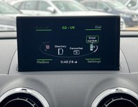 USED 2016 65 AUDI A3 1.4 TFSI CoD S line Hatchback 3dr Petrol S Tronic Euro 6 (s/s) (Nav) (150 ps) - SAT NAV - PART LEATHER - BLUETOOTH - P/SENSORS - CRUISE - &pound;35 ROAD TAX