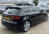 USED 2016 65 AUDI A3 1.4 TFSI CoD S line Hatchback 3dr Petrol S Tronic Euro 6 (s/s) (Nav) (150 ps) - SAT NAV - PART LEATHER - BLUETOOTH - P/SENSORS - CRUISE - &pound;35 ROAD TAX