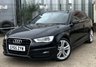 USED 2016 65 AUDI A3 1.4 TFSI CoD S line Hatchback 3dr Petrol S Tronic Euro 6 (s/s) (Nav) (150 ps) - SAT NAV - PART LEATHER - BLUETOOTH - P/SENSORS - CRUISE - &pound;35 ROAD TAX