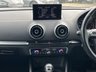 USED 2016 65 AUDI A3 1.4 TFSI CoD S line Hatchback 3dr Petrol S Tronic Euro 6 (s/s) (Nav) (150 ps) - SAT NAV - PART LEATHER - BLUETOOTH - P/SENSORS - CRUISE - &pound;35 ROAD TAX