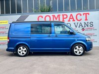 USED 2014 64 VOLKSWAGEN TRANSPORTER 2.0 BiTDI T32 Highline Kombi 4dr Diesel DSG 4MOTION L3 H1 (226 g/km, 178 bhp) 4 BERTH, AUTO, CAMPER CONVERSION!!!!