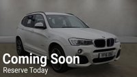 USED 2016 16 BMW X3 2.0 20d M Sport SUV 5dr Diesel Auto xDrive Euro 6 (s/s) (190 ps) 